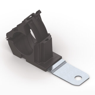 HellermannTyton - 151-01478 - Befestigungselement 178,1x34,9 mm, Bündeldurchmesser: 19,4-36,0 mm, M10, schwarz