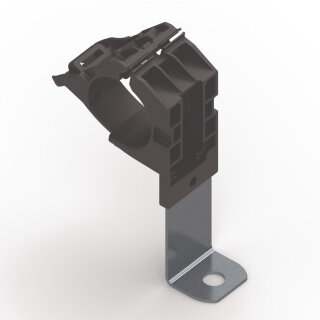 HellermannTyton - 151-01496 - Befestigungselement 169,8x34,9 mm, Bündeldurchmesser: 19,4-36,0 mm, M10, schwarz