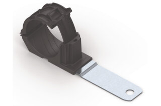 HellermannTyton - 151-01508 - Befestigungselement 232,5x34,9 mm, Bündeldurchmesser: 36,0-51,0 mm, M12, schwarz
