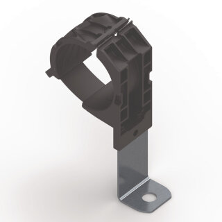 HellermannTyton - 151-01523 - Befestigungselement 195,2x34,9 mm, Bündeldurchmesser: 36,0-51,0 mm, M12, schwarz