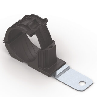HellermannTyton - 151-01662 - Befestigungselement 203,5x34,9 mm, Bündeldurchmesser: 36,0-51,0 mm, M6, schwarz