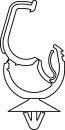 HellermannTyton - 151-02874 - Halteclip 26,2x10 mm, selbstverschließend, hitzestabil, schlagzäh, schwarz
