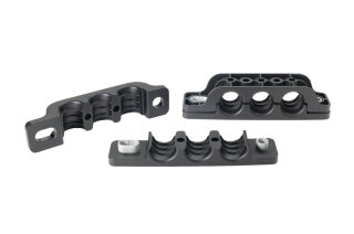 HellermannTyton - 151-03032 - 3teiliger Kabelhalter 3xD16.5 (Boden) für Bündeldurchmesser 11,5mm für - Schweißbolzenbefestigung