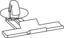 HellermannTyton - 155-01600 - Befestigungsclip schwarz
