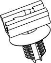 HellermannTyton - 155-03800 - Kabelhalter schwarz