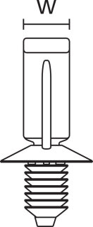 HellermannTyton - 155-31602 - Wellrohrhalter schwarz