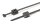 HellermannTyton - 156-00698 - Befestigungsbinder 200x4,6 mm, 2-teilig, UV-witterungsstabil, schwarz