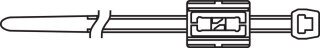 HellermannTyton - 156-01545 - Befestigungsbinder für Kanten, außenverzahnt, Ø1.5-30mm, schwarz