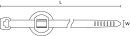 HellermannTyton - 156-02672 - 2-teiliger Kabelbinder mit...
