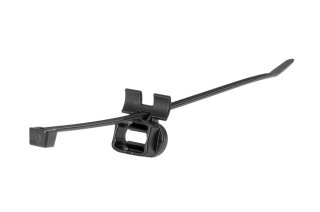 HellermannTyton - 156-03024 - Befestigungsbinder für Bolzen, innenverzahnt, Ø2.0-75.0mm, schwarz