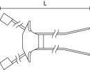 HellermannTyton - 156-04181 - Befestigungsbinder für Bolzen, außenverzahnt, Ø4.0-45.0mm, schwarz, 500ST