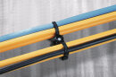 HellermannTyton - 156-04181 - Befestigungsbinder für Bolzen, außenverzahnt, Ø4.0-45.0mm, schwarz, 500ST