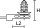 HellermannTyton - 157-00197 - Befestigungsbinder, 1-teilig mit Lamellenfuß und Teller, mit Abstandhalter für Rundlöcher