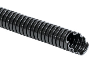 HellermannTyton - 166-11110 - Kunststoffschlauch Standard schwarz 25 m