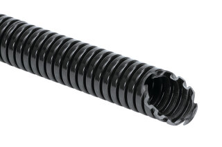 HellermannTyton - 166-11305 - Kunststoffschlauch dickwandig schwarz 50 m