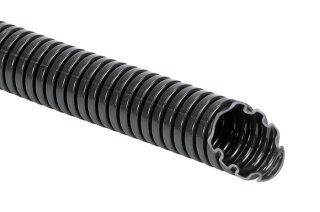 HellermannTyton - 166-11506 - Kunststoffschlauch Wellrohr schwarz 25 m