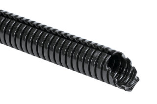 HellermannTyton - 166-12013 - Kunststoffschlauch schwarz 50 m