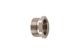 HellermannTyton - 166-50906 - Konverter M16/M20, Messing vernickelt