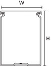 HellermannTyton - 181-10178 - Verdrahtungskanal 100x60...