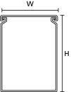 HellermannTyton - 183-22040 - Verdrahtungskanal 100x40...