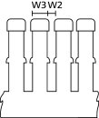 HellermannTyton - 183-22525 - Verdrahtungskanal 25x25 mm, halogenfrei, grau