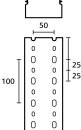 HellermannTyton - 185-47510 - Verdrahtungskanal HTWD-PD-75X100 PVC Grau