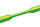 HellermannTyton - 309-15087 - Warmschrumpfschlauch 2:1 (50,8/25,4 mm), grün-gelb, 60 m Rolle