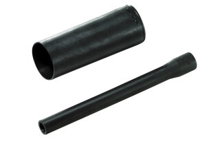 HellermannTyton - 422-20100 - Flachprofilformteil 3:1 gerade mit Rippe schwarz