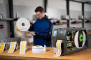 HellermannTyton - 553-60044 - Schrumpfschlauchmarkierer im Leiterformat für Thermotransferdruck 2:1 (6.4 mm/3.2 mm) weiß 16 mm