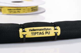 HellermannTyton - 556-25017 - TIPS Kennzeichnungsschilder TIPTAGPU 15X65 mm PUR rot Rolle=190 St.