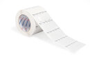 HellermannTyton - 596-00124 - Selbstlaminierende Etiketten für Thermotransferbedruckung Typ 323 25,40x12,70x36,50 mm weiß/transparent