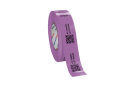 HellermannTyton - 596-12179 - Rohr-/Lagerkennzeichnungsetiketten Helatag für Thermotransferbedruckung TAG108TD1 Typ 1213 violett 40mm 1 Rolle=50m