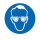 HellermannTyton - 597-65302 - Etikett Schutzanweisung Augenschutz benutzen 200.0 mm blau