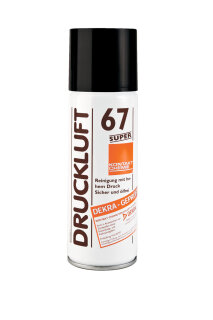 HellermannTyton - 935-11034 - Druckluft-Spray 67 Super (Staub- und Schmutzentfernung) - 400 ml Sprühdose