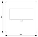 profil tws Abdeckplatte 5TG1800-2 TAE-Anschlussdose...