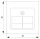 Abdeckung aluminiummetallic UAE-Kat.3 1-fach 55x55 mm