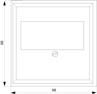 Abdeckplatte 5TG1342-1 TAE/Lautsprecher style platin