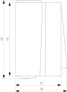 DELTA Kontrollschalter 5TA4700 Aufputz IP44 10A 250V grau