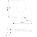 Schutzleiter-Reihenklemme DO-ST-PE-KL 4 mm²...