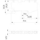 PE-Schutzleiter-Reihenklemme 8WH2003-0CG07 4 mm²...