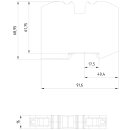 PE-Klemme 8WH6000-0CM07 35 mm² iPo gelb-grün