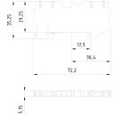 PE-Schutzleiter-Reihenklemme 8WH2004-0CF07 2,5 mm²...