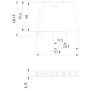 Messertrennklemme 8WH1000-6CG00 Schraubanschluss 4...