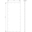 SIVACON Seitenwand flach IP40 1800 x 800 mm RAL 7035