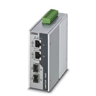 Phoenix Contact - 1026765 - FL SWITCH 1000T-2POE-GT-2SFP Industrial Ethernet Switch