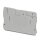 Abschlussdeckel D-PT 6 grau 2,2 mm Breite 57,7 mm