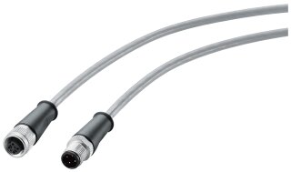 Robust Power Connecting Cable M12 IP69 3 m A-kodiert 4-polig