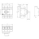 Lasttrennschalter 3KD0442-2LG20-3 690 V 80 A 4-polig