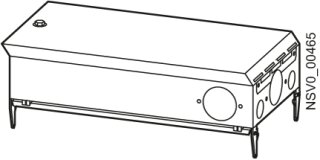 Siemens - BVP:262484 - BD2-AK03X/GB1003 ABGANGSKASTEN 80A / 1X 3 POLIG GERADE ID2000 UNTERTEIL 3XCM10 0F