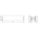 Sockel 8MF1220-2CR SIVACON 1200 mm Schaltschrank RAL 7035